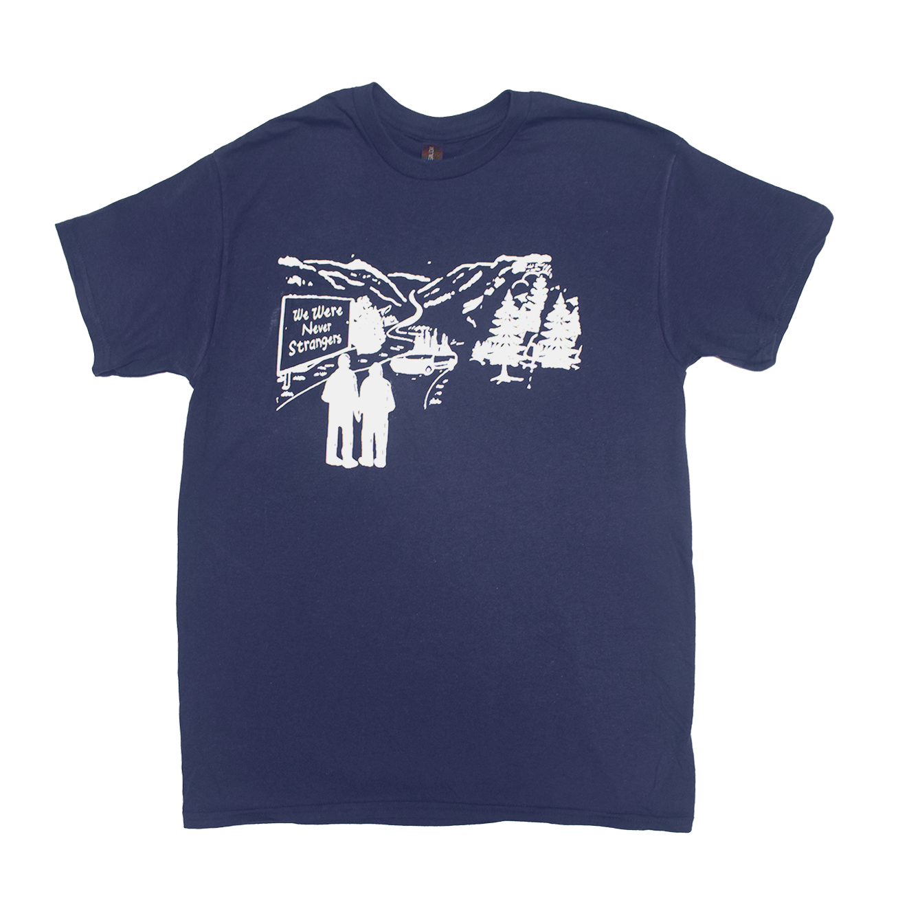 UK/EU We Were Never Strangers Tee - Navy