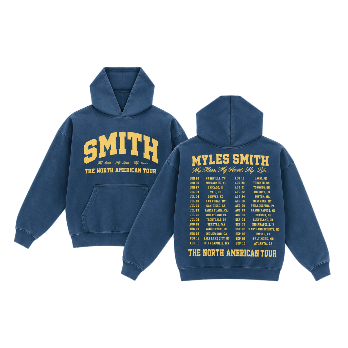 2026 Tour Blue Hoodie