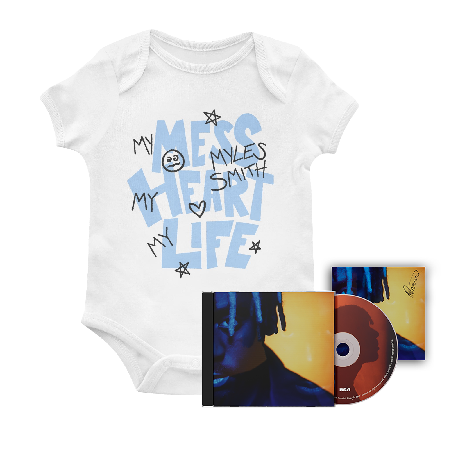 My Mess, My Heart, My Life. CD + Onesie